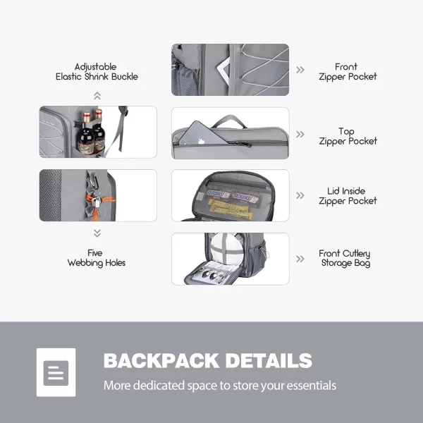Maelstrom Cooler Backpack,35 Can Backpack Cooler Leakproof,Insulated Soft Cooler Bag,Camping Cooler,Beach Cooler,Ice Chest Backpack,Lightweight Travel Cooler Lunch Backpack for Hiking,Shopping