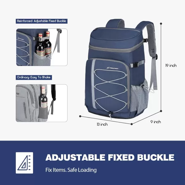 Maelstrom Cooler Backpack,35 Can Backpack Cooler Leakproof,Insulated Soft Cooler Bag,Camping Cooler,Beach Cooler,Ice Chest Backpack,Lightweight Travel Cooler Lunch Backpack for Hiking,Shopping