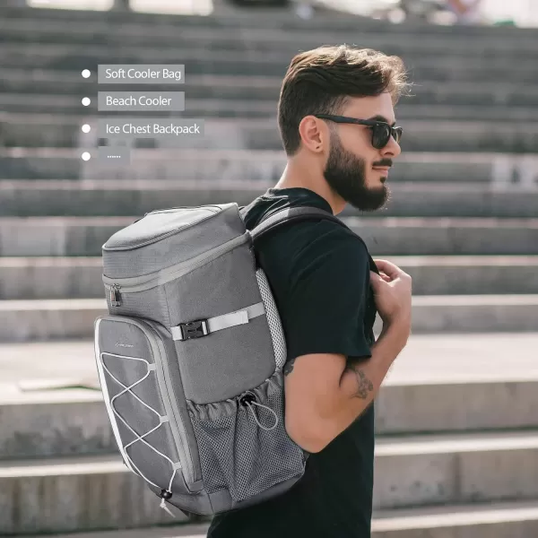 Maelstrom Cooler Backpack,35 Can Backpack Cooler Leakproof,Insulated Soft Cooler Bag,Camping Cooler,Beach Cooler,Ice Chest Backpack,Lightweight Travel Cooler Lunch Backpack for Hiking,Shopping
