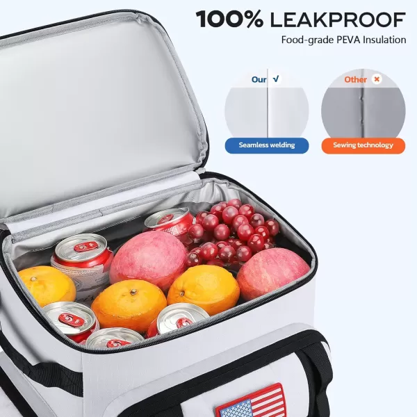 Maelstrom Cooler Backpack,50 Can Insulated Soft Backpack Cooler,Portable Lightweight Leakproof Cooler Bag,Large Capacity Beach Cooler,Waterproof Lunch Backpack for Men Women