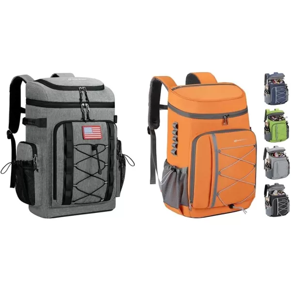 Maelstrom Cooler Backpack,50 Can Insulated Soft Backpack Cooler,Portable Lightweight Leakproof Cooler Bag,Large Capacity Beach Cooler,Waterproof Lunch Backpack for Men Women