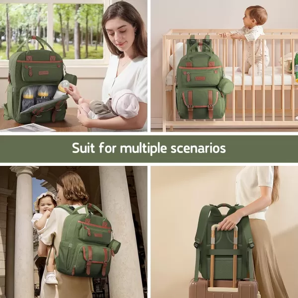 Maelstrom Diaper Bag Backpack,Baby Bag,23L-30L Expandable Diaper Backpack for Mom Dad,Travel Essentials Baby Bag with Changing Pad&amp;Stroller Straps &amp; Pacifier Bag,Gray