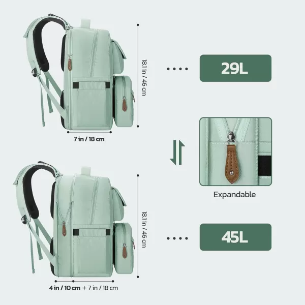 Maelstrom Diaper Bag Backpack,Baby Bag,23L-30L Expandable Diaper Backpack for Mom Dad,Travel Essentials Baby Bag with Changing Pad&amp;Stroller Straps &amp; Pacifier Bag,Gray
