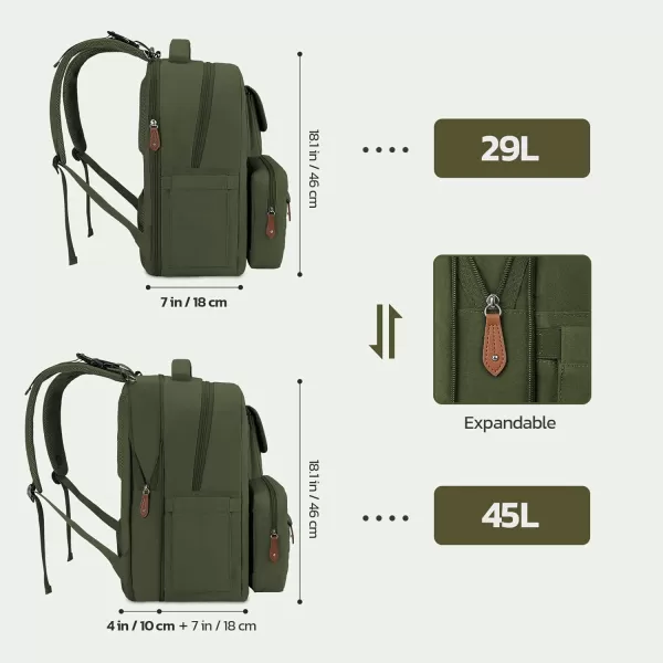 Maelstrom Diaper Bag Backpack,Baby Bag,23L-30L Expandable Diaper Backpack for Mom Dad,Travel Essentials Baby Bag with Changing Pad&amp;Stroller Straps &amp; Pacifier Bag,Gray