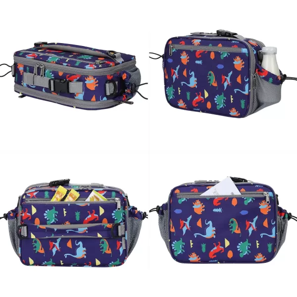 Maelstrom Lunch Box Kids,Expandable Kids Lunch Box,Insulated Lunch Bag for Kids,Reusable Lunch Tote Bag for Boy/Girl,9L,Balloon Unicorn 