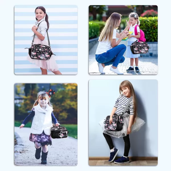 Maelstrom Lunch Box Kids,Expandable Kids Lunch Box,Insulated Lunch Bag for Kids,Reusable Lunch Tote Bag for Boy/Girl,9L,Balloon Unicorn 