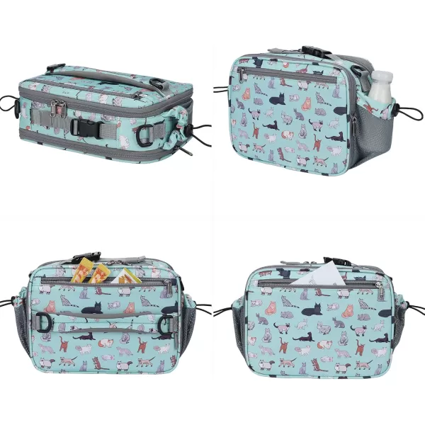 Maelstrom Lunch Box Kids,Expandable Kids Lunch Box,Insulated Lunch Bag for Kids,Reusable Lunch Tote Bag for Boy/Girl,9L,Balloon Unicorn 
