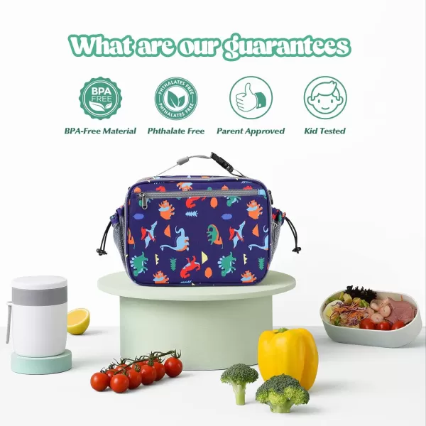 Maelstrom Lunch Box Kids,Expandable Kids Lunch Box,Insulated Lunch Bag for Kids,Reusable Lunch Tote Bag for Boy/Girl,9L,Balloon Unicorn 