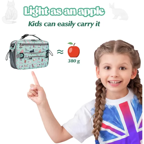 Maelstrom Lunch Box Kids,Expandable Kids Lunch Box,Insulated Lunch Bag for Kids,Reusable Lunch Tote Bag for Boy/Girl,9L,Balloon Unicorn 