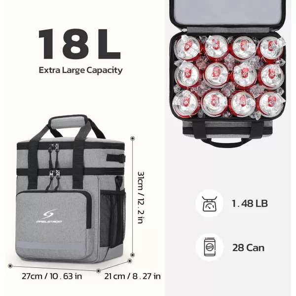 Maelstrom Lunch Box for Men,Insulated Lunch Bag Women/Men,Leakproof Lunch Cooler Bag, Lunch Tote Bag