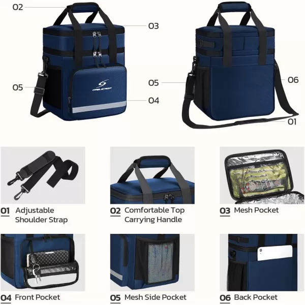 Maelstrom Lunch Box for Men,Insulated Lunch Bag Women/Men,Leakproof Lunch Cooler Bag, Lunch Tote Bag