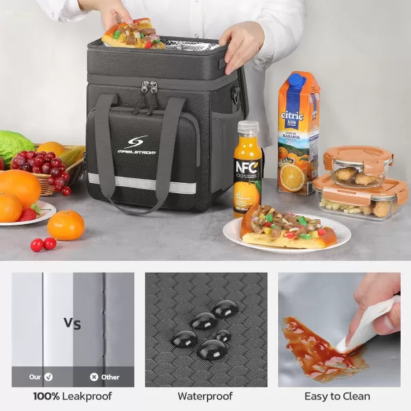 Maelstrom Lunch Box for Men,Insulated Lunch Bag Women/Men,Leakproof Lunch Cooler Bag, Lunch Tote Bag