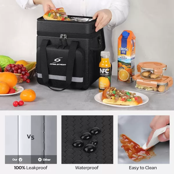 Maelstrom Lunch Box for Men,Insulated Lunch Bag Women/Men,Leakproof Lunch Cooler Bag, Lunch Tote Bag