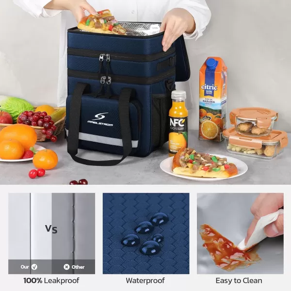 Maelstrom Lunch Box for Men,Insulated Lunch Bag Women/Men,Leakproof Lunch Cooler Bag, Lunch Tote Bag