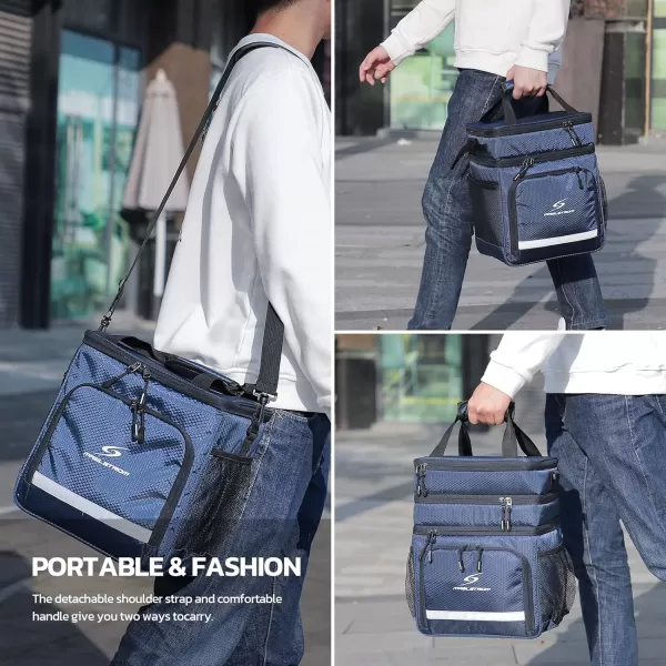 Maelstrom Lunch Box for Men,Insulated Lunch Bag Women/Men,Leakproof Lunch Cooler Bag, Lunch Tote Bag