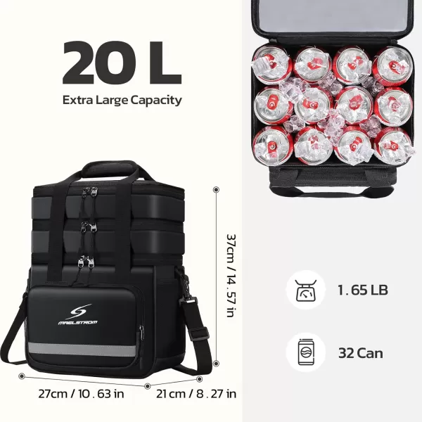Maelstrom Lunch Box for Men,Insulated Lunch Bag Women/Men,Leakproof Lunch Cooler Bag, Lunch Tote Bag