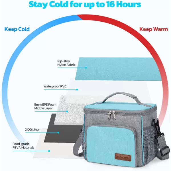Maelstrom Lunch Box for Men,Insulated Lunch Bag Women/Men,Leakproof Lunch Cooler Bag, Lunch Tote Bag