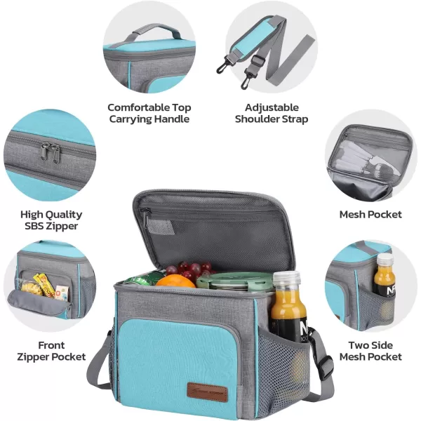 Maelstrom Lunch Box for Men,Insulated Lunch Bag Women/Men,Leakproof Lunch Cooler Bag, Lunch Tote Bag