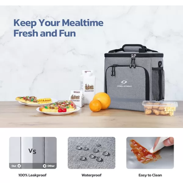 Maelstrom Lunch Box for Men,Insulated Lunch Bag Women/Men,Leakproof Lunch Cooler Bag, Lunch Tote Bag