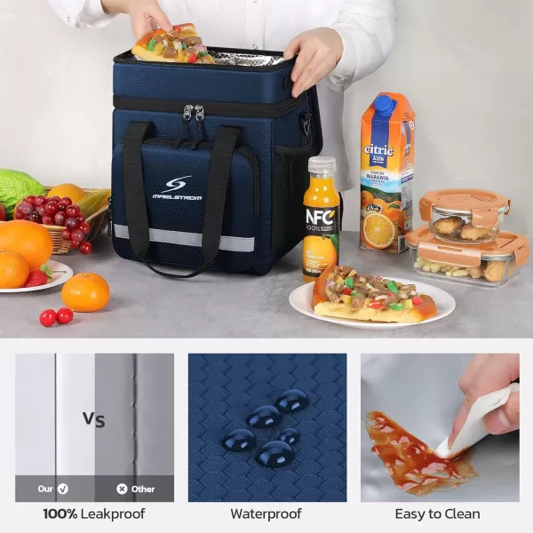 Maelstrom Lunch Box for Men,Insulated Lunch Bag Women/Men,Leakproof Lunch Cooler Bag, Lunch Tote Bag