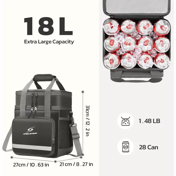 Maelstrom Lunch Box for Men,Insulated Lunch Bag Women/Men,Leakproof Lunch Cooler Bag, Lunch Tote Bag