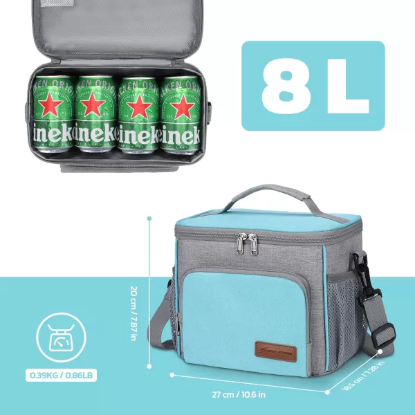 Maelstrom Lunch Box for Men,Insulated Lunch Bag Women/Men,Leakproof Lunch Cooler Bag, Lunch Tote Bag