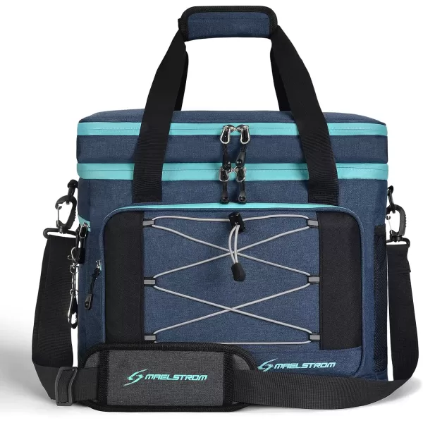 Maelstrom Soft Cooler Bag,Collapsible Soft Sided Cooler,24/30/60/75 Cans Beach Cooler,Ice Chest,Large Leakproof Camping Cooler,Portable Travel Cooler for Grocery Shopping,Camping,Road Trips