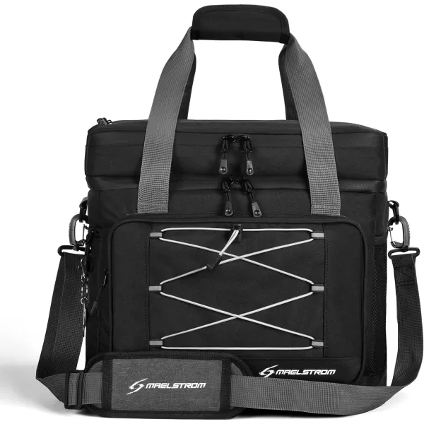Maelstrom Soft Cooler Bag,Collapsible Soft Sided Cooler,24/30/60/75 Cans Beach Cooler,Ice Chest,Large Leakproof Camping Cooler,Portable Travel Cooler for Grocery Shopping,Camping,Road Trips