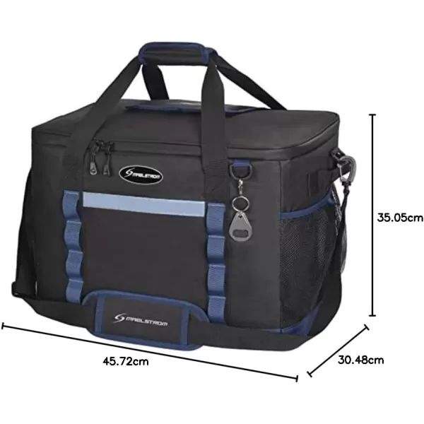 Maelstrom Soft Cooler Bag,Collapsible Soft Sided Cooler,24/30/60/75 Cans Beach Cooler,Ice Chest,Large Leakproof Camping Cooler,Portable Travel Cooler for Grocery Shopping,Camping,Road Trips