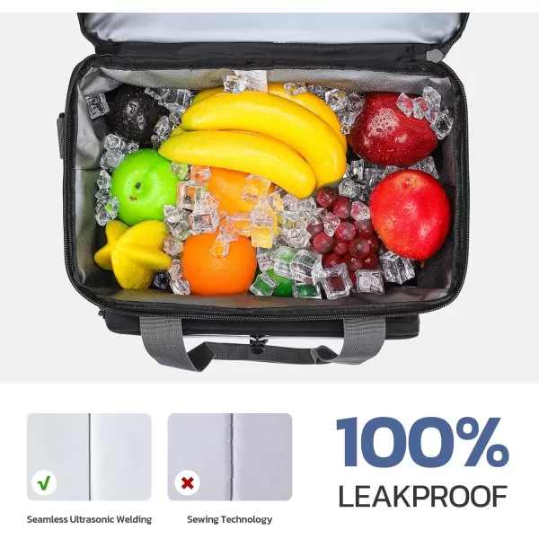 Maelstrom Soft Cooler Bag,Collapsible Soft Sided Cooler,24/30/60/75 Cans Beach Cooler,Ice Chest,Large Leakproof Camping Cooler,Portable Travel Cooler for Grocery Shopping,Camping,Road Trips
