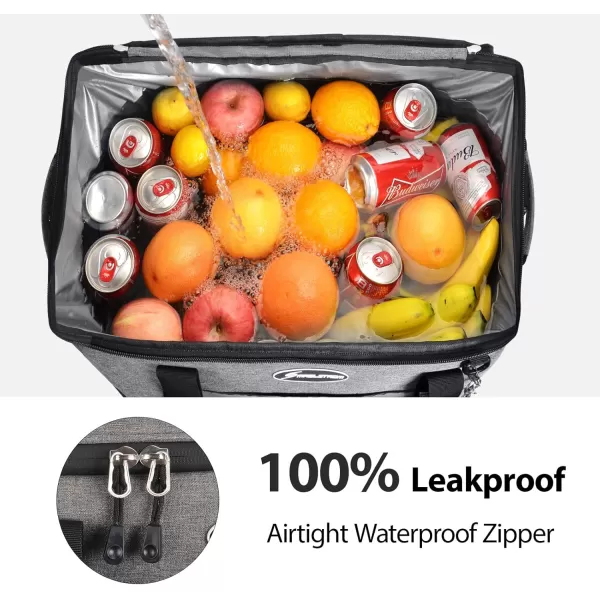 Maelstrom Soft Cooler Bag,Collapsible Soft Sided Cooler,24/30/60/75 Cans Beach Cooler,Ice Chest,Large Leakproof Camping Cooler,Portable Travel Cooler for Grocery Shopping,Camping,Road Trips