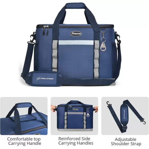 Maelstrom Soft Cooler Bag,Collapsible Soft Sided Cooler,24/30/60/75 Cans Beach Cooler,Ice Chest,Large Leakproof Camping Cooler,Portable Travel Cooler for Grocery Shopping,Camping,Road Trips