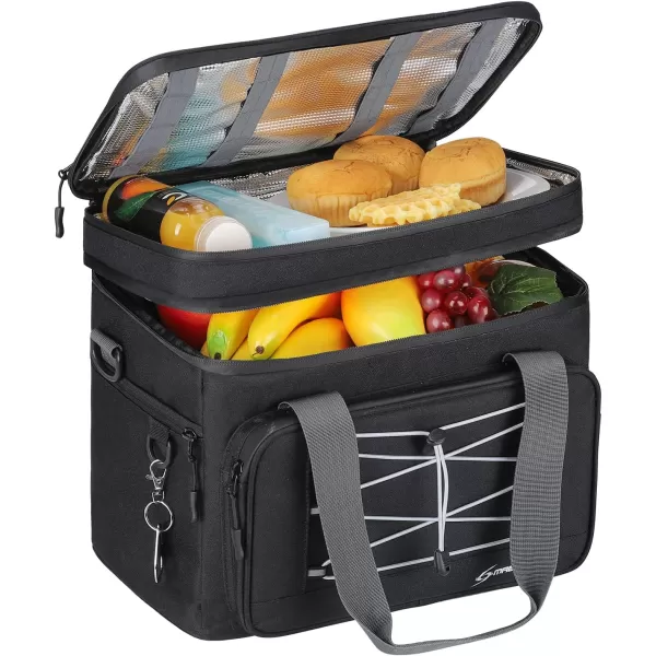 Maelstrom Soft Cooler Bag,Collapsible Soft Sided Cooler,24/30/60/75 Cans Beach Cooler,Ice Chest,Large Leakproof Camping Cooler,Portable Travel Cooler for Grocery Shopping,Camping,Road Trips