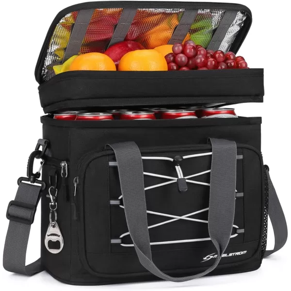 Maelstrom Soft Cooler Bag,Collapsible Soft Sided Cooler,24/30/60/75 Cans Beach Cooler,Ice Chest,Large Leakproof Camping Cooler,Portable Travel Cooler for Grocery Shopping,Camping,Road Trips
