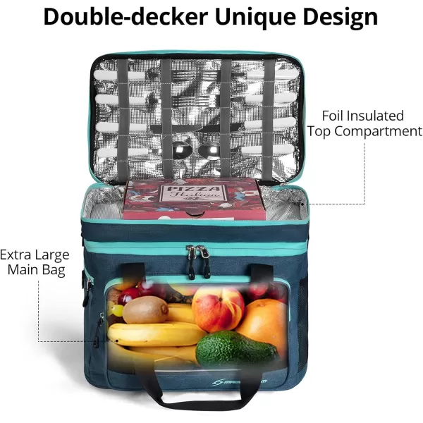 Maelstrom Soft Cooler Bag,Collapsible Soft Sided Cooler,24/30/60/75 Cans Beach Cooler,Ice Chest,Large Leakproof Camping Cooler,Portable Travel Cooler for Grocery Shopping,Camping,Road Trips