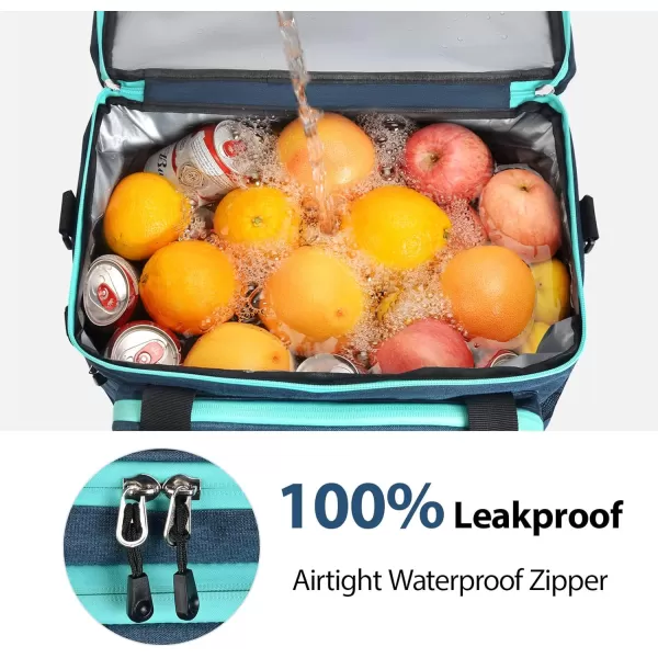 Maelstrom Soft Cooler Bag,Collapsible Soft Sided Cooler,24/30/60/75 Cans Beach Cooler,Ice Chest,Large Leakproof Camping Cooler,Portable Travel Cooler for Grocery Shopping,Camping,Road Trips