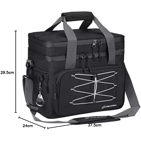Maelstrom Soft Cooler Bag,Collapsible Soft Sided Cooler,24/30/60/75 Cans Beach Cooler,Ice Chest,Large Leakproof Camping Cooler,Portable Travel Cooler for Grocery Shopping,Camping,Road Trips
