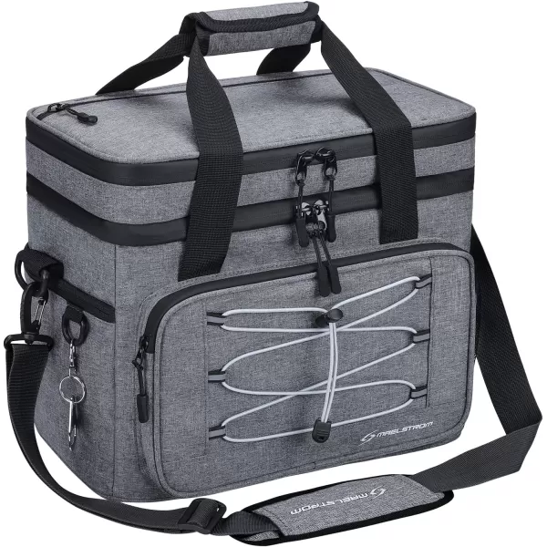 Maelstrom Soft Cooler Bag,Collapsible Soft Sided Cooler,24/30/60/75 Cans Beach Cooler,Ice Chest,Large Leakproof Camping Cooler,Portable Travel Cooler for Grocery Shopping,Camping,Road Trips