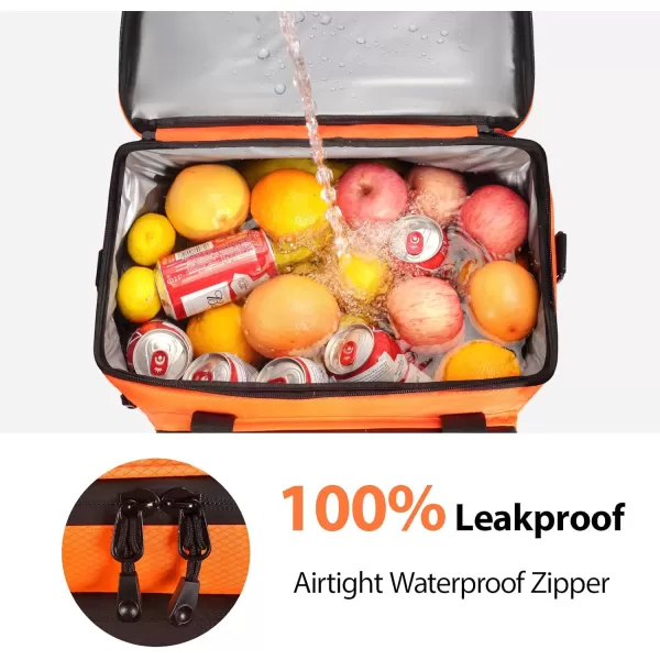 Maelstrom Soft Cooler Bag,Collapsible Soft Sided Cooler,24/30/60/75 Cans Beach Cooler,Ice Chest,Large Leakproof Camping Cooler,Portable Travel Cooler for Grocery Shopping,Camping,Road Trips