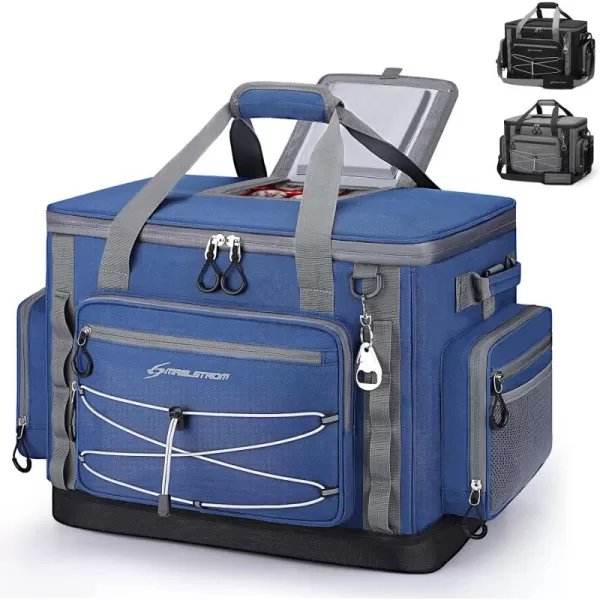 Maelstrom 80 Can Soft Sided Cooler Bag, Insulated Hard-Bottom, Leakproof, Portable, 72L Capacity, Black