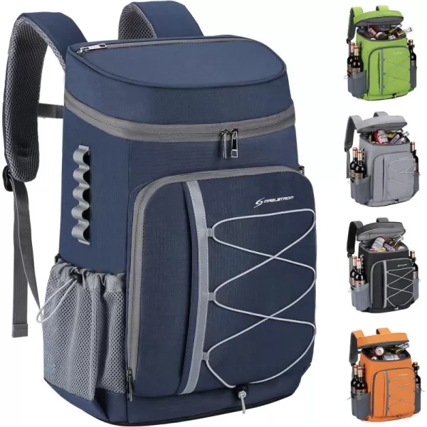 Maelstrom Cooler Backpack,35 Can Backpack Cooler Leakproof,Insulated Soft Cooler Bag,Camping Cooler,Beach Cooler,Ice Chest Backpack,Lightweight Travel Cooler Lunch Backpack for Hiking,Shopping