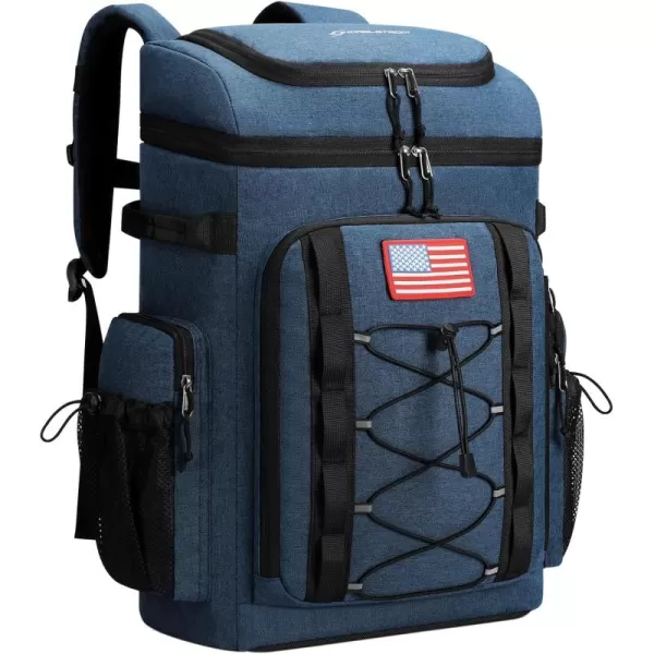 Maelstrom Cooler Backpack,50 Can Insulated Soft Backpack Cooler,Portable Lightweight Leakproof Cooler Bag,Large Capacity Beach Cooler,Waterproof Lunch Backpack for Men Women