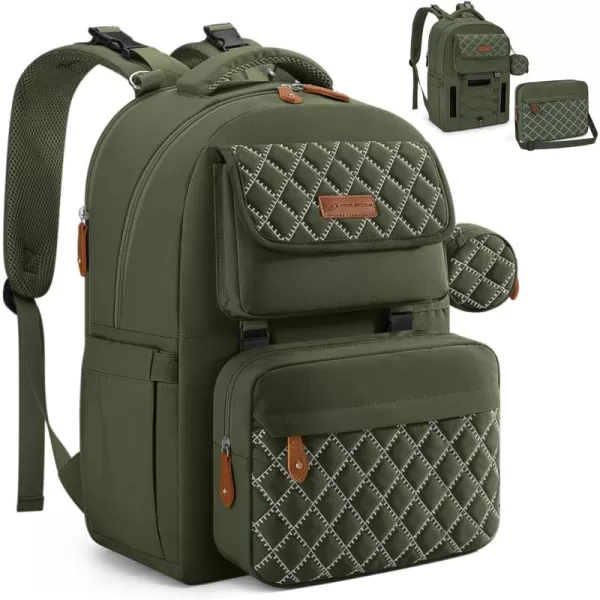 Maelstrom Diaper Bag Backpack,Baby Bag,23L-30L Expandable Diaper Backpack for Mom Dad,Travel Essentials Baby Bag with Changing Pad&amp;Stroller Straps &amp; Pacifier Bag,Gray