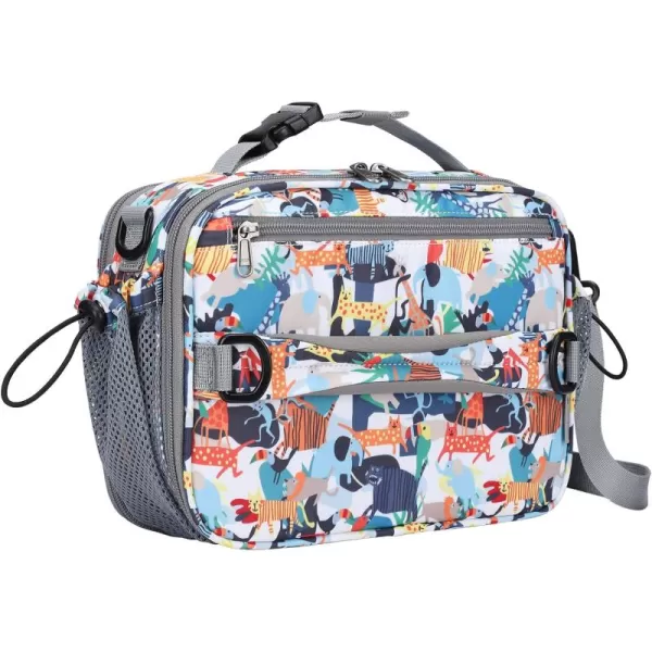 Maelstrom Lunch Box Kids,Expandable Kids Lunch Box,Insulated Lunch Bag for Kids,Reusable Lunch Tote Bag for Boy/Girl,9L,Balloon Unicorn 