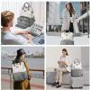 imageMaelstrom Travel Backpack for Women MenLaptop Backpack Fits 156173 Inch Laptop NurseTeacherWork Bag with Insulated Lunch BoxWater Resistant Carry On BackpackGrayBeigeGraybeige