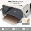 imageMaelstrom Travel Backpack for Women MenLaptop Backpack Fits 156173 Inch Laptop NurseTeacherWork Bag with Insulated Lunch BoxWater Resistant Carry On BackpackGrayBeigeGraybeige
