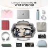imageMaelstrom Travel Backpack for Women MenLaptop Backpack Fits 156173 Inch Laptop NurseTeacherWork Bag with Insulated Lunch BoxWater Resistant Carry On BackpackGrayBeigeGraybeige