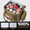 imageMaelstrom Tactical Lunch Box 23 L Insulated Lunch Bag for Men Expandable Double Deck Lunch Cooler BagLarge Leakproof Soft Lunch Tote with Detachable MOLLE Bags for Adult Women WorkPicnicKhaki
