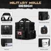 imageMaelstrom Tactical Lunch Box 23 L Insulated Lunch Bag for Men Expandable Double Deck Lunch Cooler BagLarge Leakproof Soft Lunch Tote with Detachable MOLLE Bags for Adult Women WorkPicnicBlack