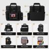 imageMaelstrom Tactical Lunch Box 23 L Insulated Lunch Bag for Men Expandable Double Deck Lunch Cooler BagLarge Leakproof Soft Lunch Tote with Detachable MOLLE Bags for Adult Women WorkPicnicBlack